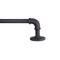 Kenney Mfg Kenney Adler 5/8" Indoor/Outdoor Rust-Resistant Wrap Around Curtain Rod, 28-48", Black KN90030NP - alternate 1